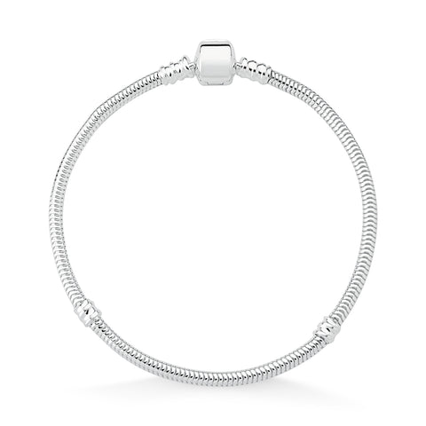 Pulseira de Prata Click para Berloques