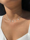 Choker em Prata Conchas e Estrela do Mar